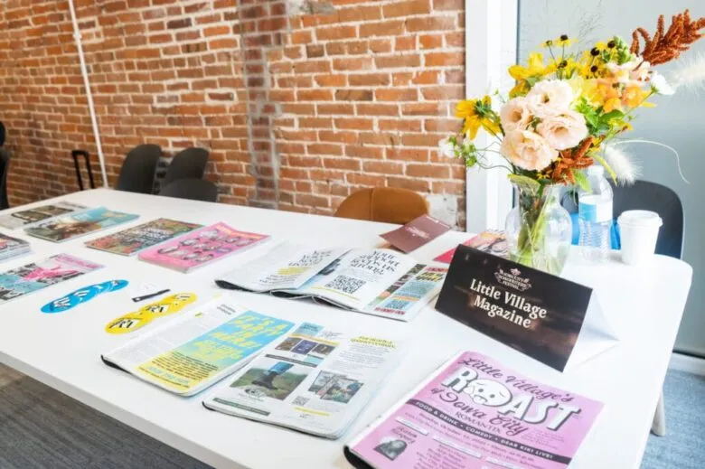 Little Village tables at ICSF Conference